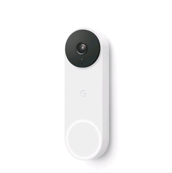 Google Nest Doorbell Battery Video Doorbell Security CameraSnow New Sealed